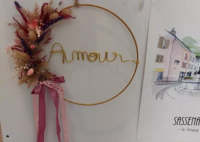 Artisan fleuriste mariage Sassenage